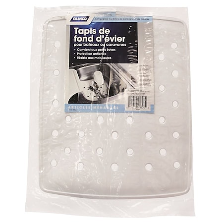 Camco SINK MAT RV & MARINE 10 X 11-3/4IN, WHITE 43720